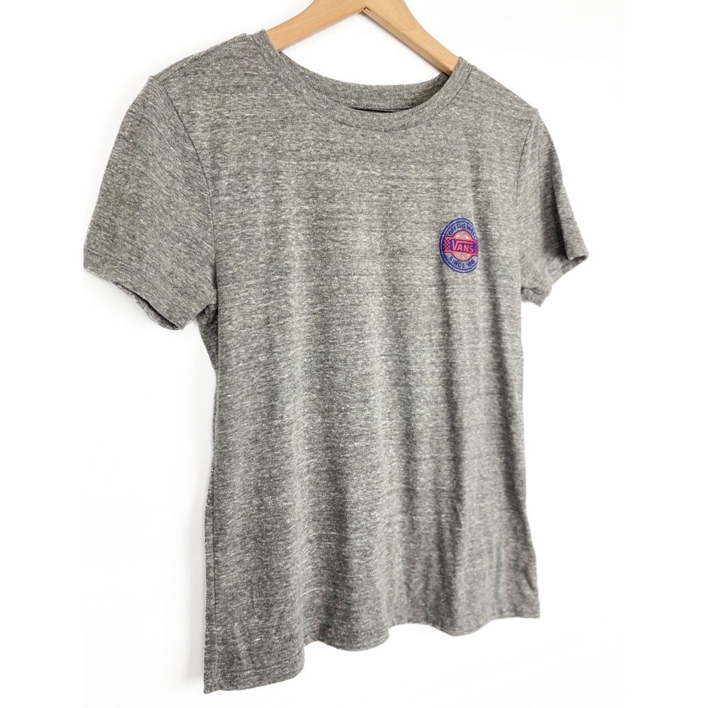 Vans Off The Wall Short Sleeve Graphic Logo Tee, Grey - Size S - Picture 3 of 7
